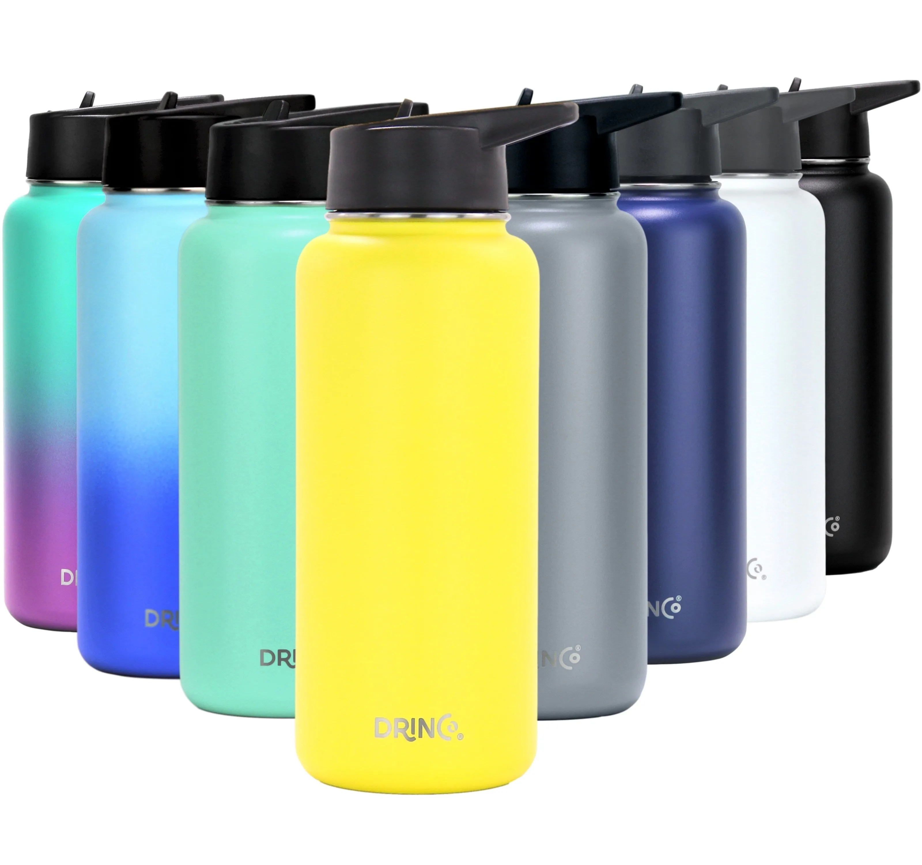 🌞 Golden Hour Hydration | DRINCO® 32oz Stainless Steel Bottle