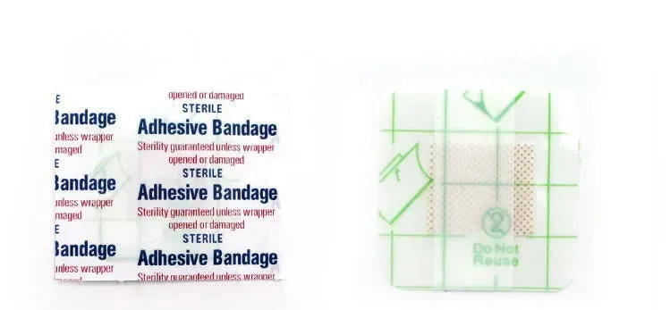 100pcs/lot Breathable Band Aid Waterproof Bandage First Aid Wound Dressing Medical Tape Wound Plaster Emergency Kits Bandaids