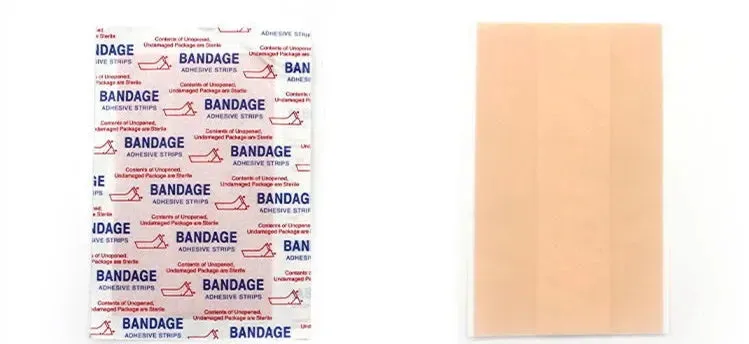 100pcs/lot Breathable Band Aid Waterproof Bandage First Aid Wound Dressing Medical Tape Wound Plaster Emergency Kits Bandaids