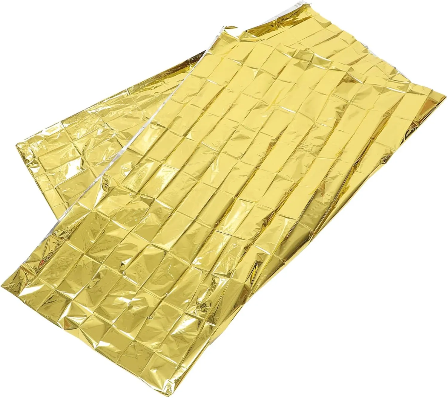 10pcs Emergency Thermal Rescuing Blanket Outdoor Blankets for Hiking Cycling and First Aid Lightweight Compact Sun Protection