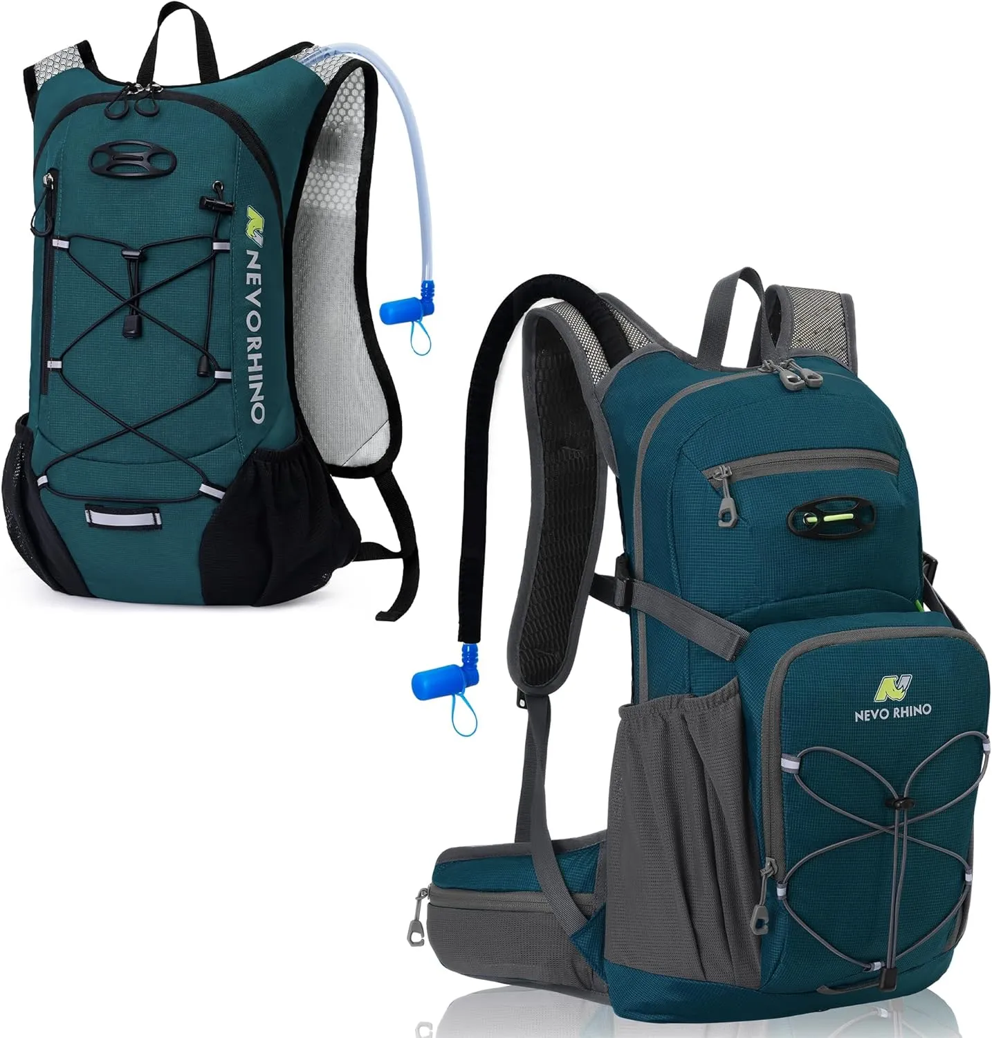 12L 18L Hiking Water Backpack with Water Bladder 2L/3L, Water Backpack for Women Men Lightweight Insulation Hydration Daypack Rucksack for Hiking, Cycling, Climbing, Camping