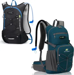 12L Hydration Pack 18L Hiking Backpack with 2L-3L Water Bladder , Water Backpack for Women Men Lightweight Insulation Hydration Backpack Daypack for Hiking, Cycling
