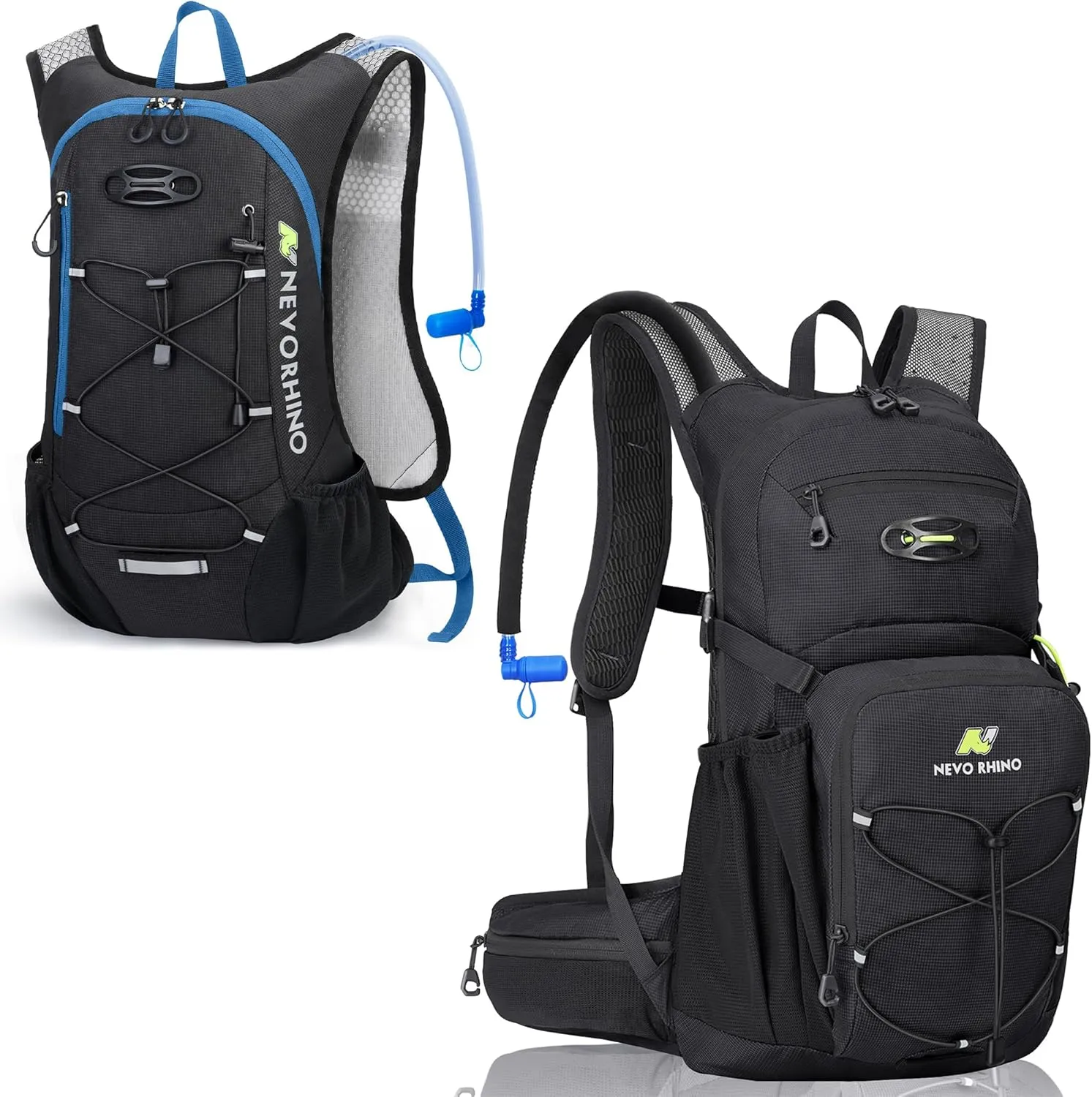 12L Running Backpack 18L Water Backpack with 2L-3L Water Bladder , Water Backpack for Women Men Lightweight Insulation Hydration Backpack Daypack for Hiking, Cycling