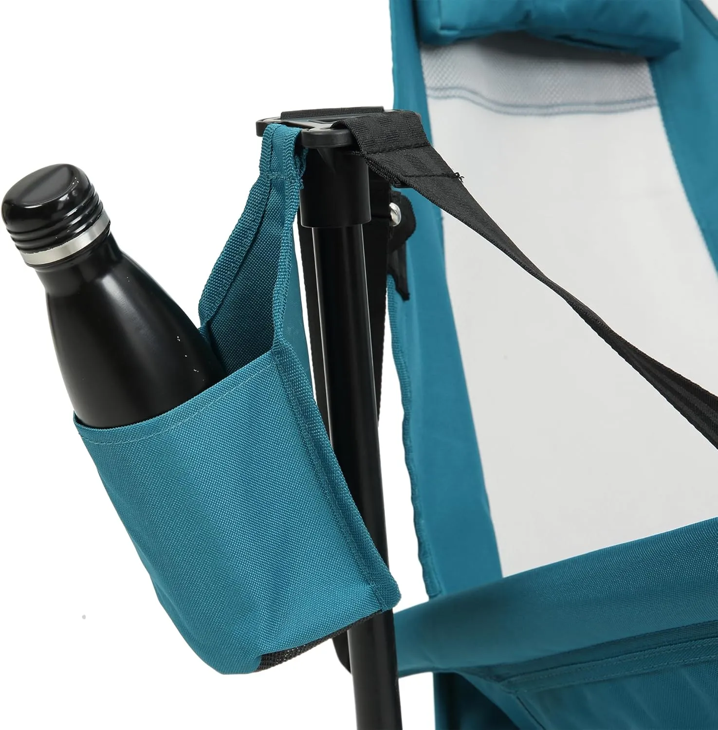2 Pack Folding Hammock Camping Chair with Adjustable Recline Portable Swing Chair for Outdoor Heavy Duty Frame Lawn Chairs Supports 250lbs for Fishing Beach, Blue