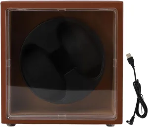2 Watch Winder Box Microfiber Leather with 5 Modes Timing Function Automatic Watch Winder Display Box for Mechanical Watches