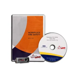 (2011) Workplace Fire Safety Video Training Kit | Easily Train An Unlimited Number of Employees How To React In Case Of A Fire In The Workplace | National Safety Compliance