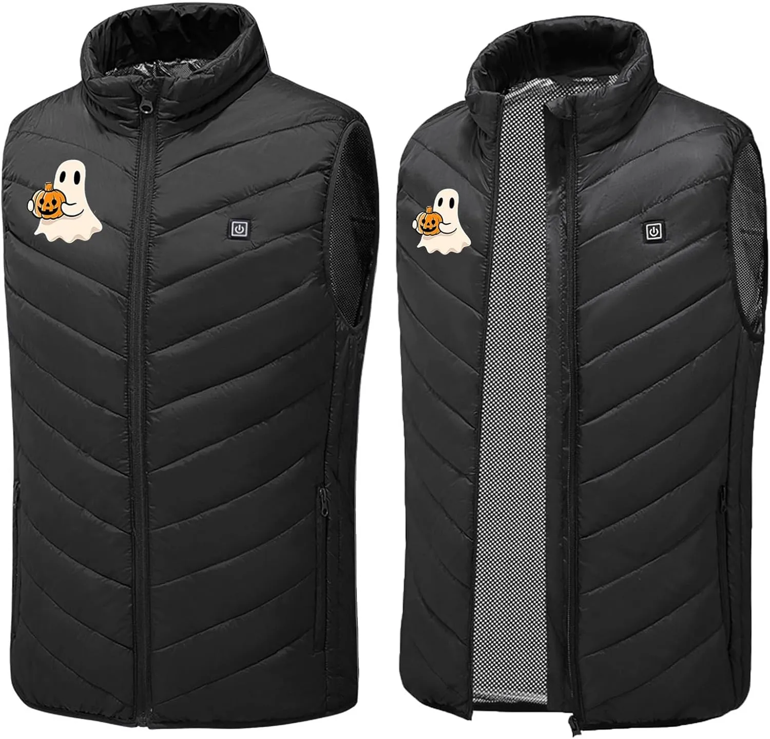 2025 Men Women Heated Vest 9 Heating Zones Heated Gilet Heated Body Warmer 3 Adjustable Temperature Heated Waistcoat