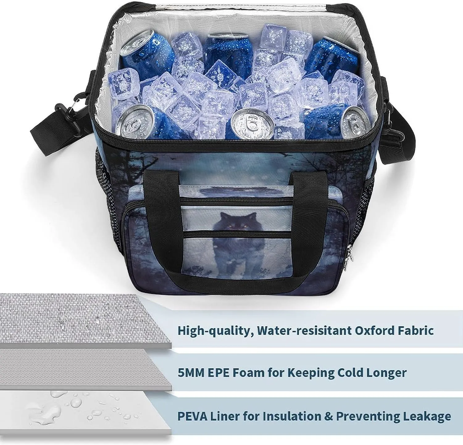22.5L Insulated Camping Coolers Bag Large Leakproof Ice Chest for Beach Travel Picnic