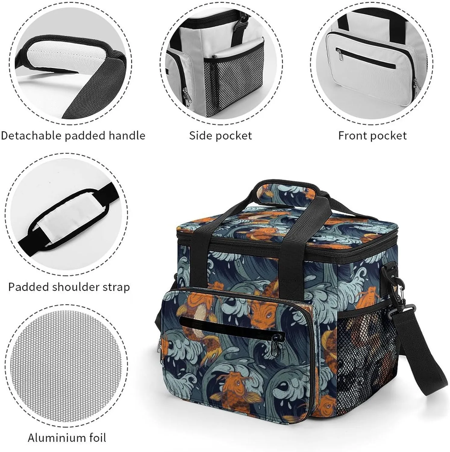 22.5L Insulated Camping Coolers Bag Large Leakproof Ice Chest for Beach Travel Picnic