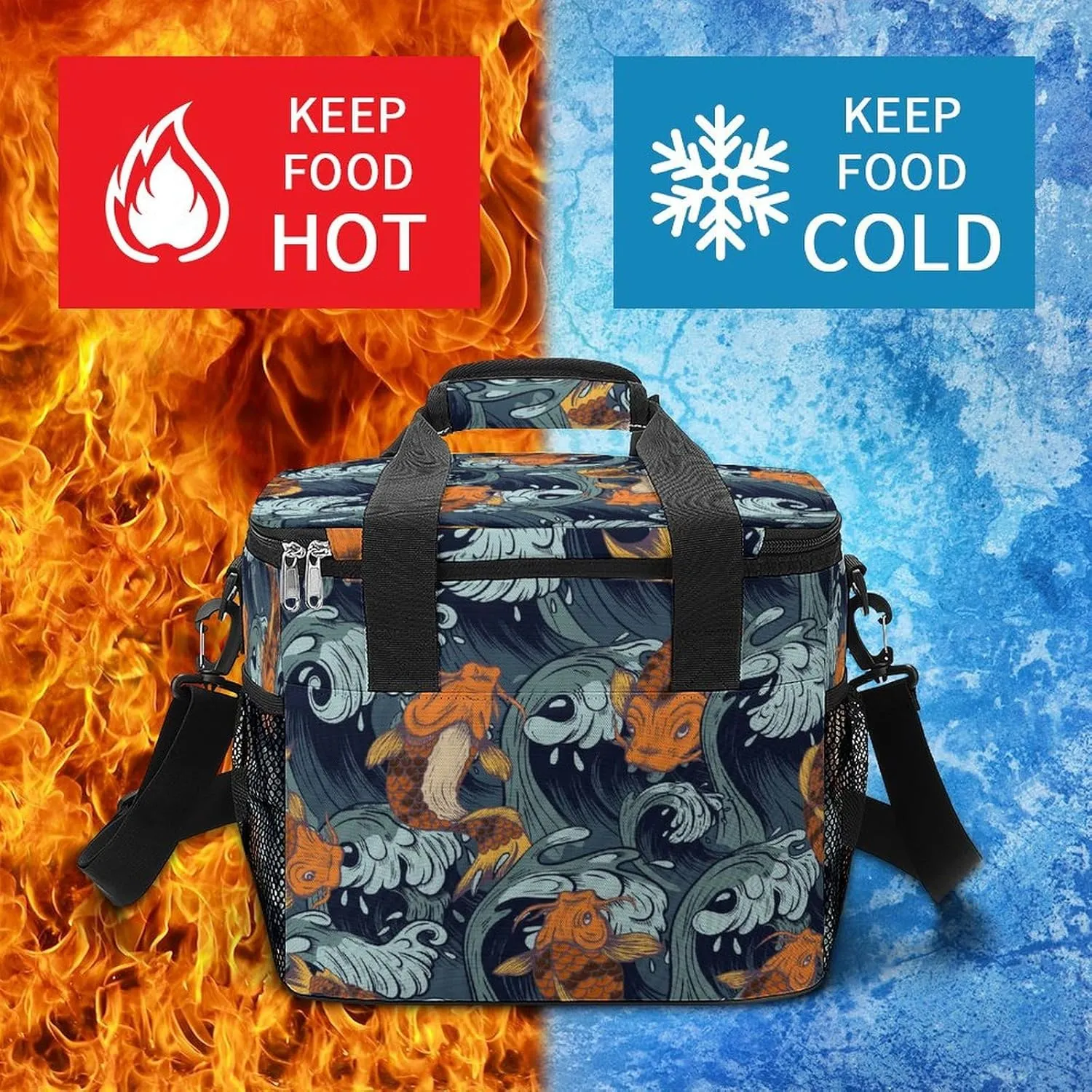 22.5L Insulated Camping Coolers Bag Large Leakproof Ice Chest for Beach Travel Picnic