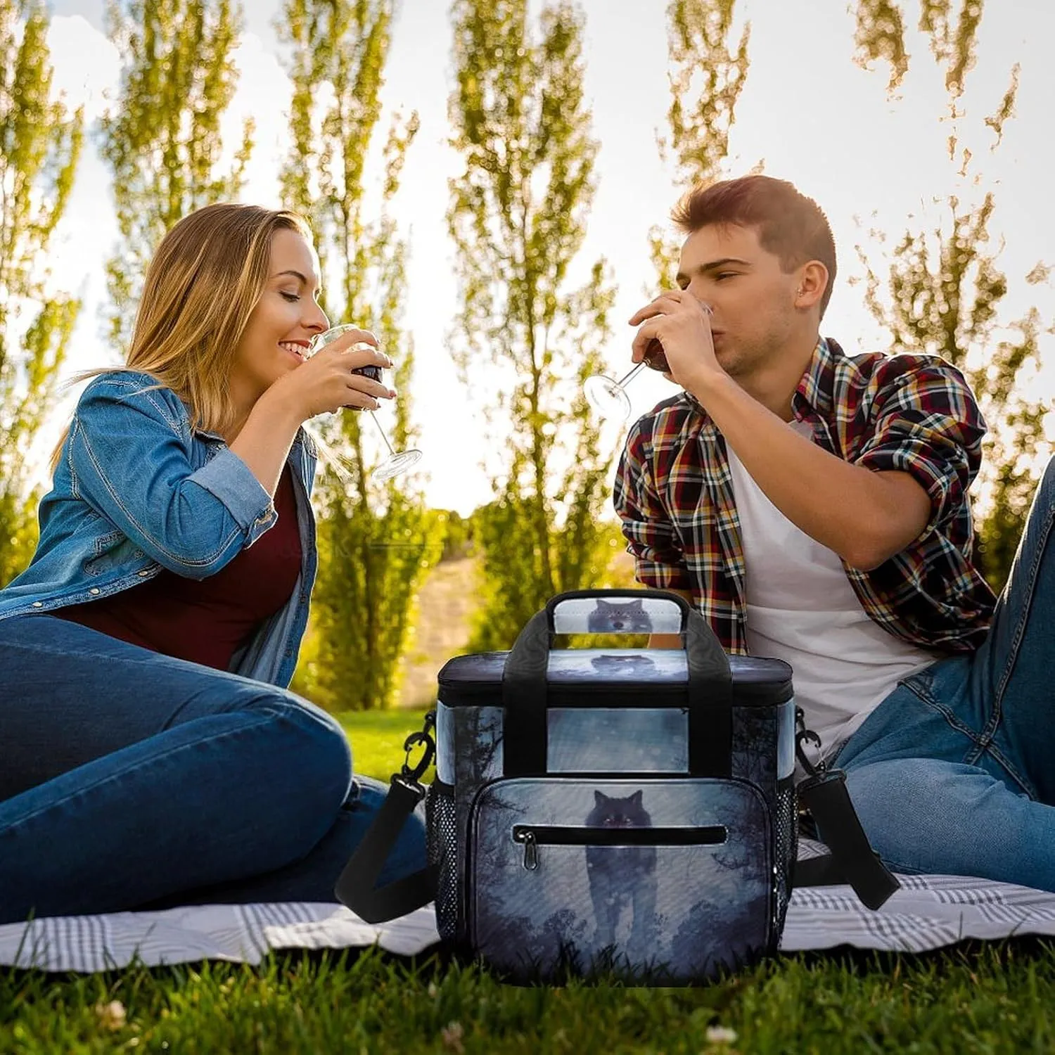 22.5L Insulated Camping Coolers Bag Large Leakproof Ice Chest for Beach Travel Picnic