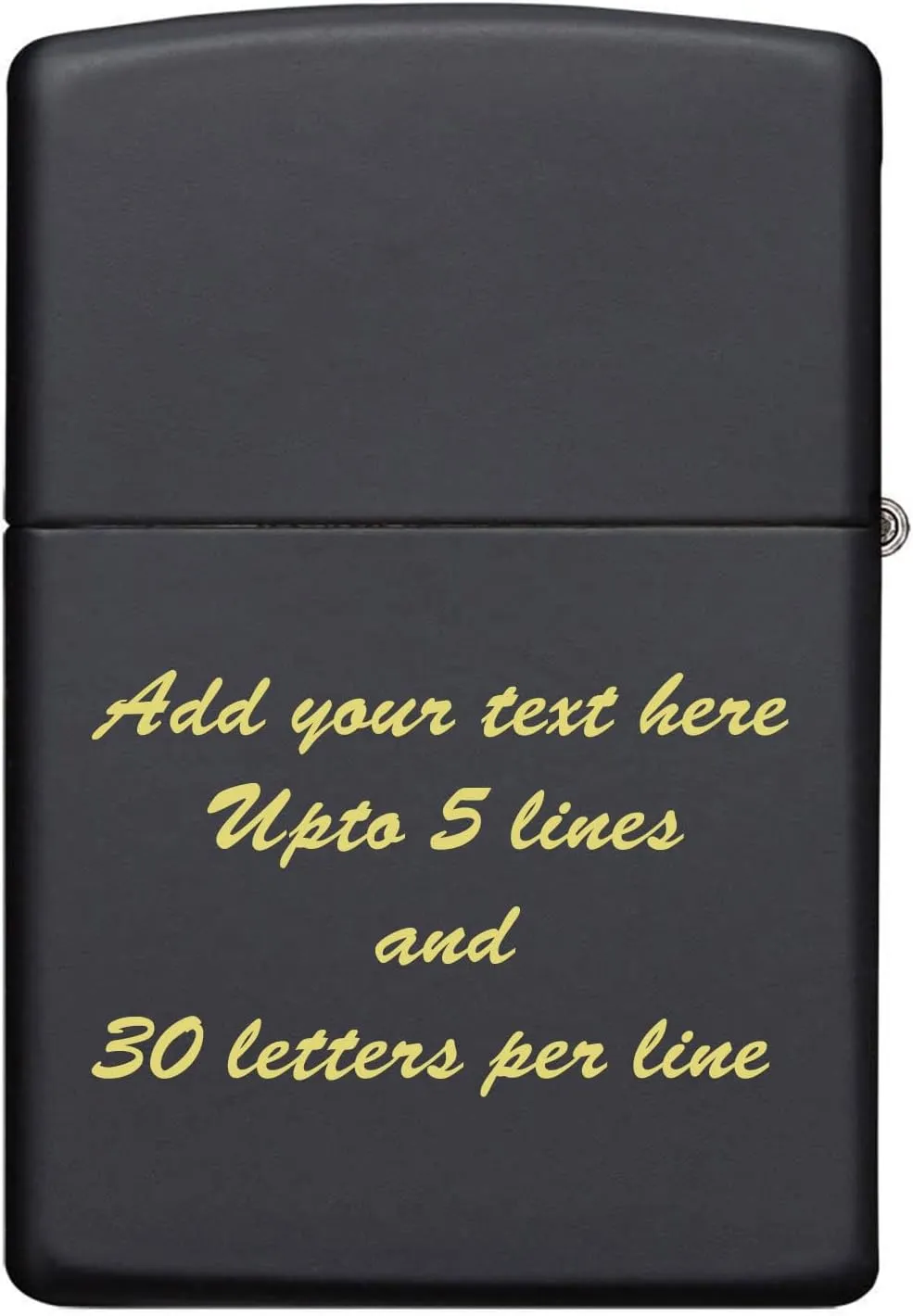 23 Custom Tarot Card - Major Arcana Card Laser Engraved Zippo Black Matt Windproof Lighter (The Star)