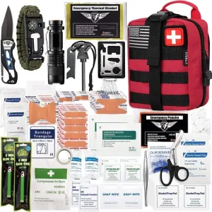 250 Pieces Survival First Aid Kit