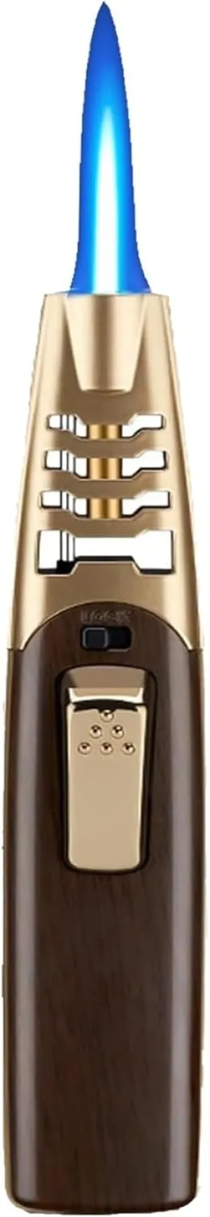 2Pack Fire Butane Torch Lighter, Butane Cigar Lighter, Refillable Butane Torch Lighter (C2)
