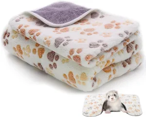 2Pack Waterproof Guinea Pig Blankets,Small Animal Fleece Cage Blankets Washable, Reusable Guinea Pig Fleece Sleep Mat for Rabbit, Hamster, Chinchilla, Dogs Cage Accessories-23''×16"