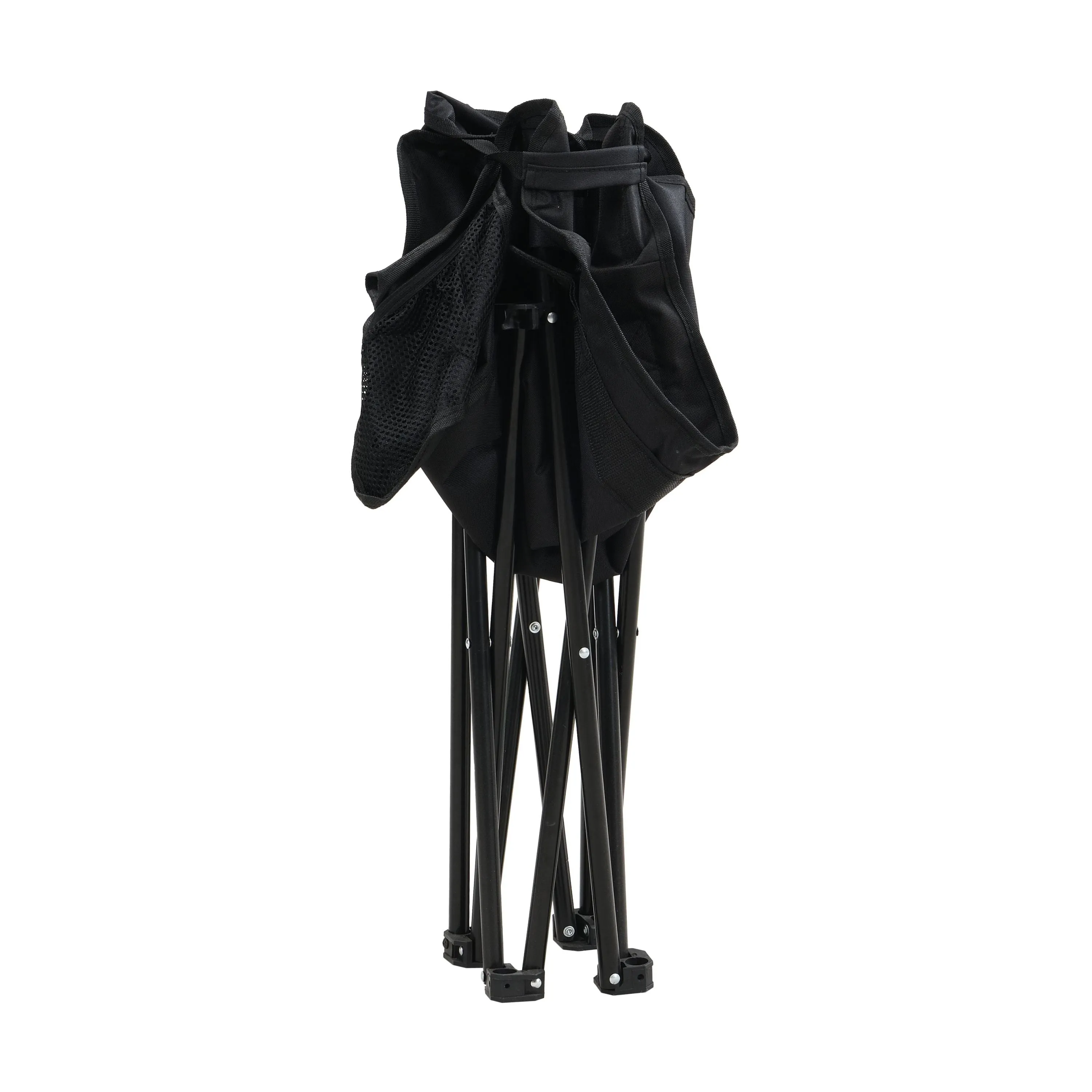 2PCS Folding Outdoor Camping Chairs – Portable Lawn Chairs with Carry Bag – Lightweight & Compact – Black