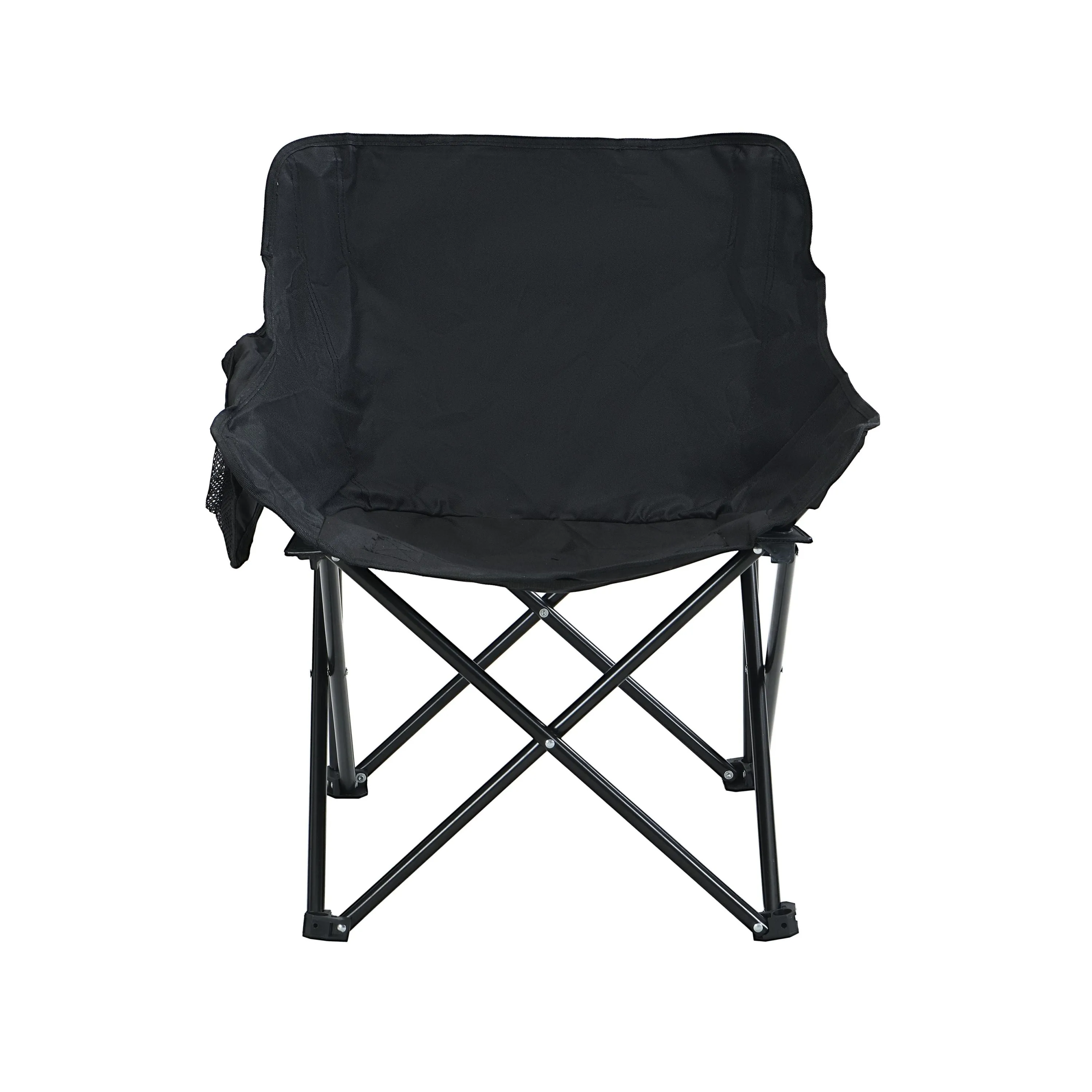 2PCS Folding Outdoor Camping Chairs – Portable Lawn Chairs with Carry Bag – Lightweight & Compact – Black