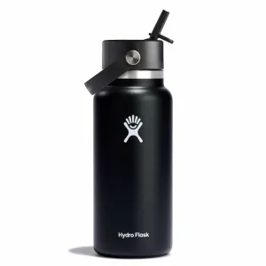 32 oz Wide Mouth with Flex Straw Cap Bottle
