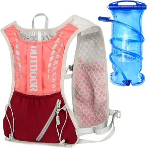 5L Hydration Pack for Women- Running Vest with 1.5L Water Bladder, Lightweight Water Backpack for Hiking, Running, Biking, and Raves - Reflective Safety Design, Comfort Fit