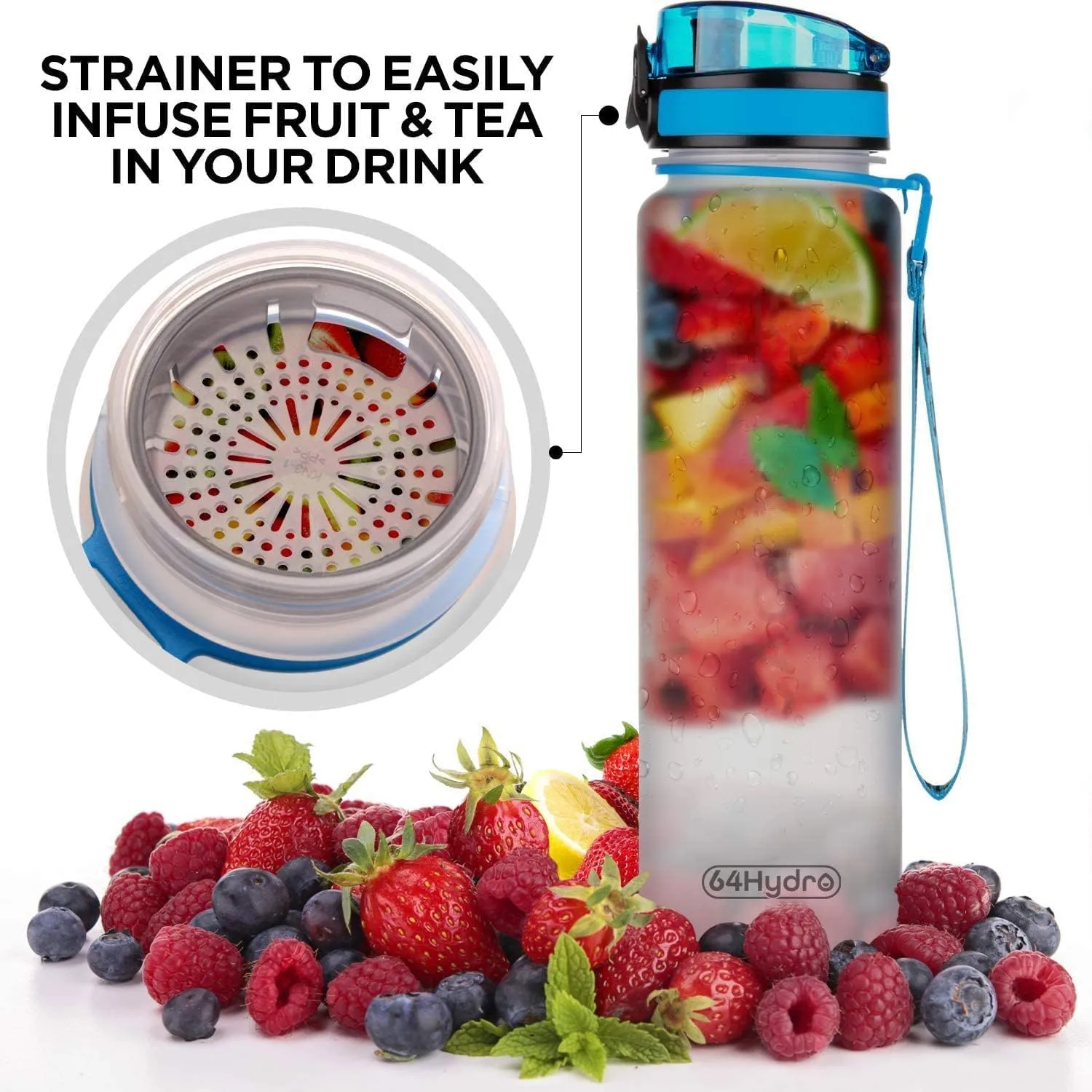 64HYDRO 32oz 1liter Softball Funny 'Play Like A Girl' Water Bottles with Time Marker, Motivational Water Tracker Bottle with Times to Drink for Home, Work, Gym, Fitness, Sports
