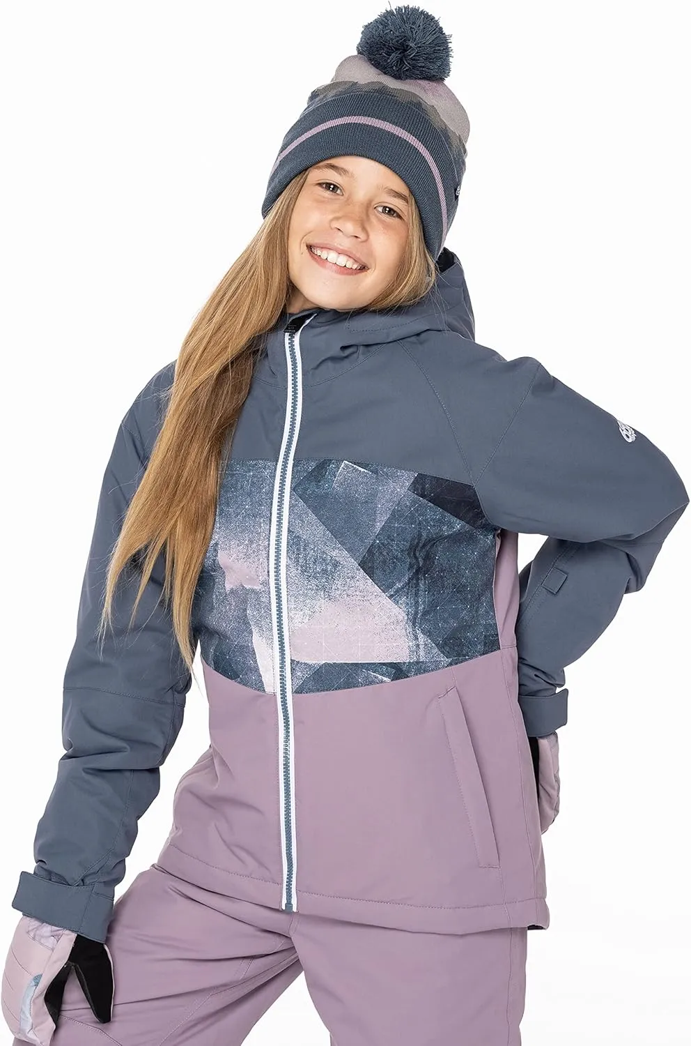686 Girl's Athena Jacket - Insulated Coat with 2-Layer Fabric Design, Modern Fit and Taped Seams - Water & Weather Resistant