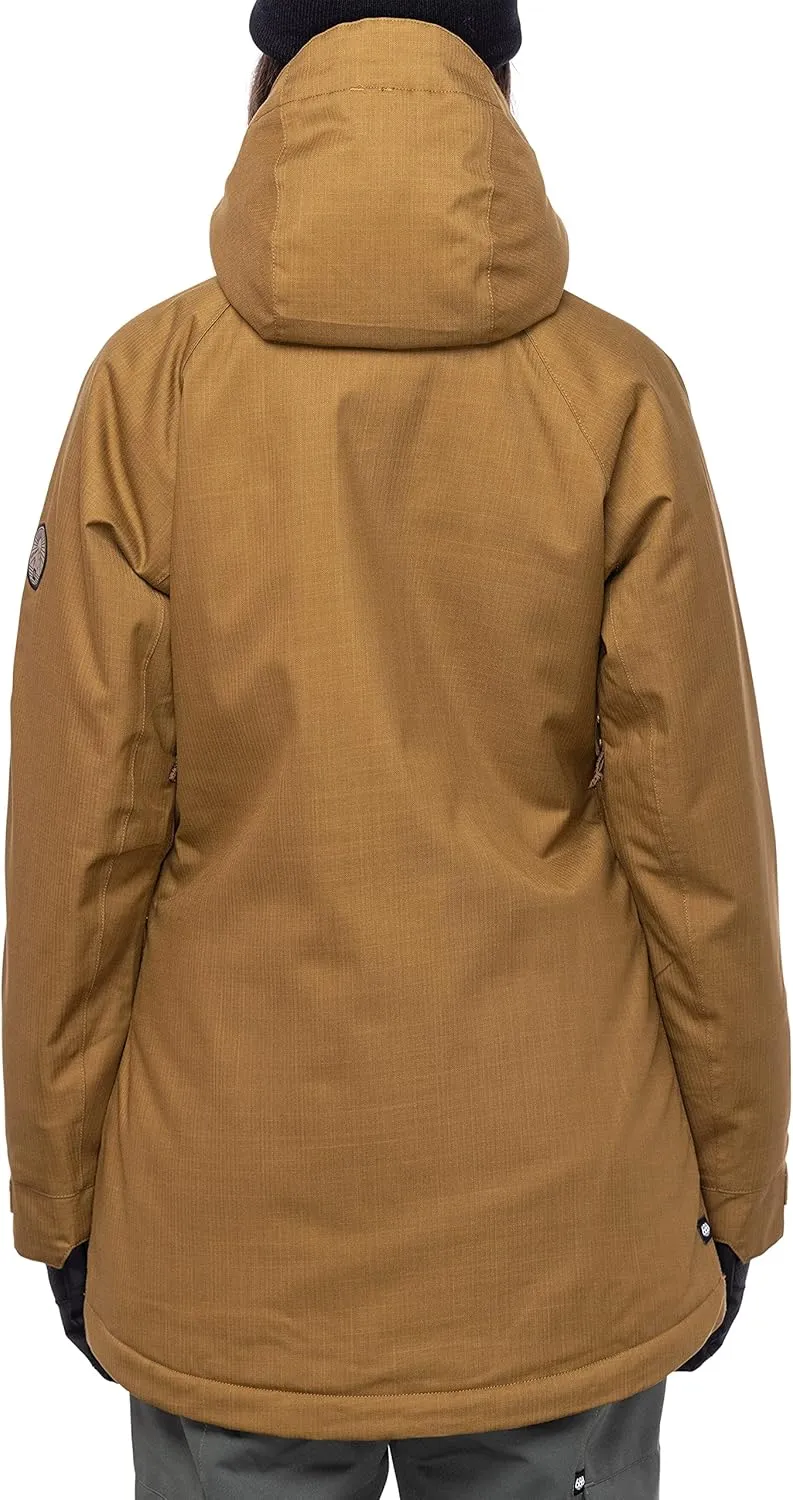 686 Women's Dream Jacket - Insulated Coat with 2-Layer Fabric Design, Faux Fur and Fleece Lining - Water & Weather Resistant