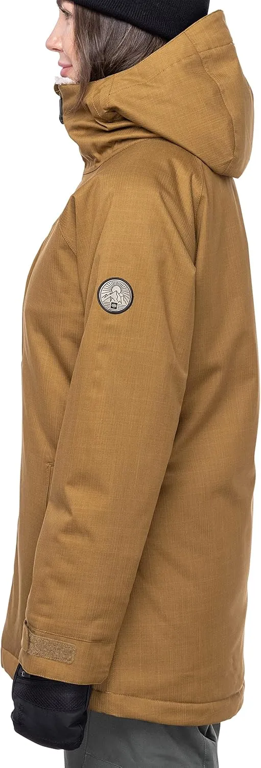 686 Women's Dream Jacket - Insulated Coat with 2-Layer Fabric Design, Faux Fur and Fleece Lining - Water & Weather Resistant