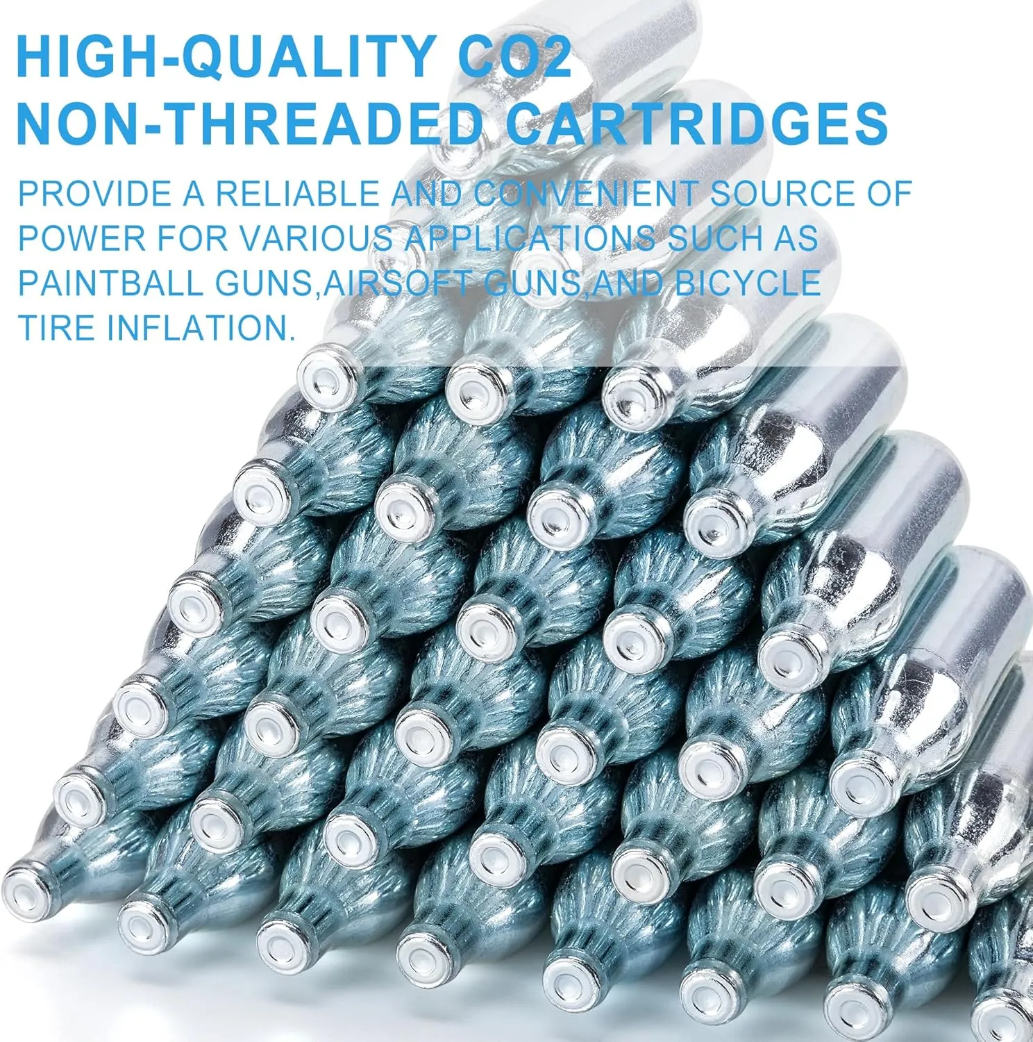 8 Gram/ 12 Gram/ 88 Gram CO2 Cartridges for Paintball - CO2 Cylinder CO2 Powerlet Cartridges for Airsoft, Air Gun, Pepper Gun P2P HDP 50 Compact