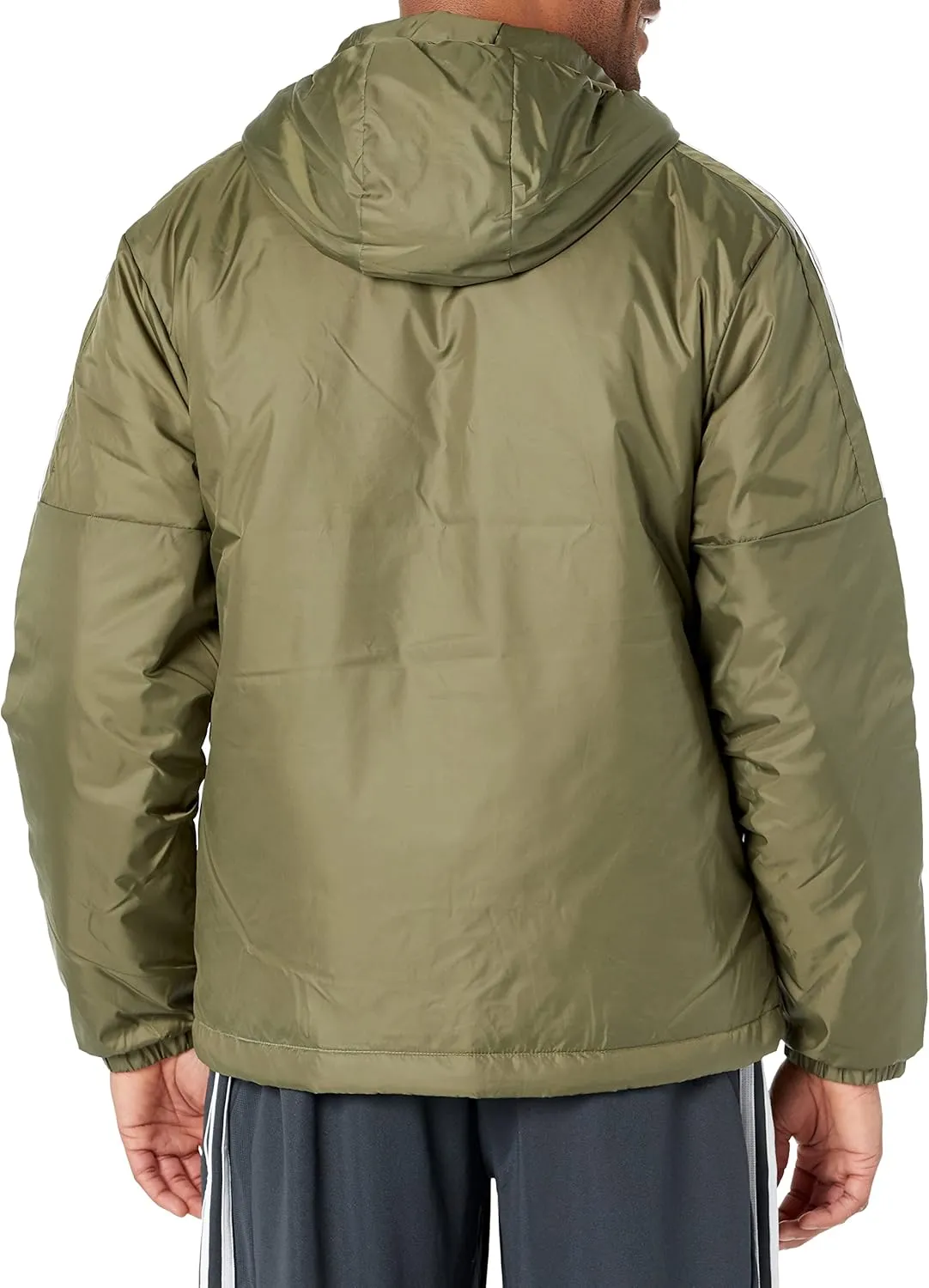 adidas Men's Essentials Insulated Hooded Jacket