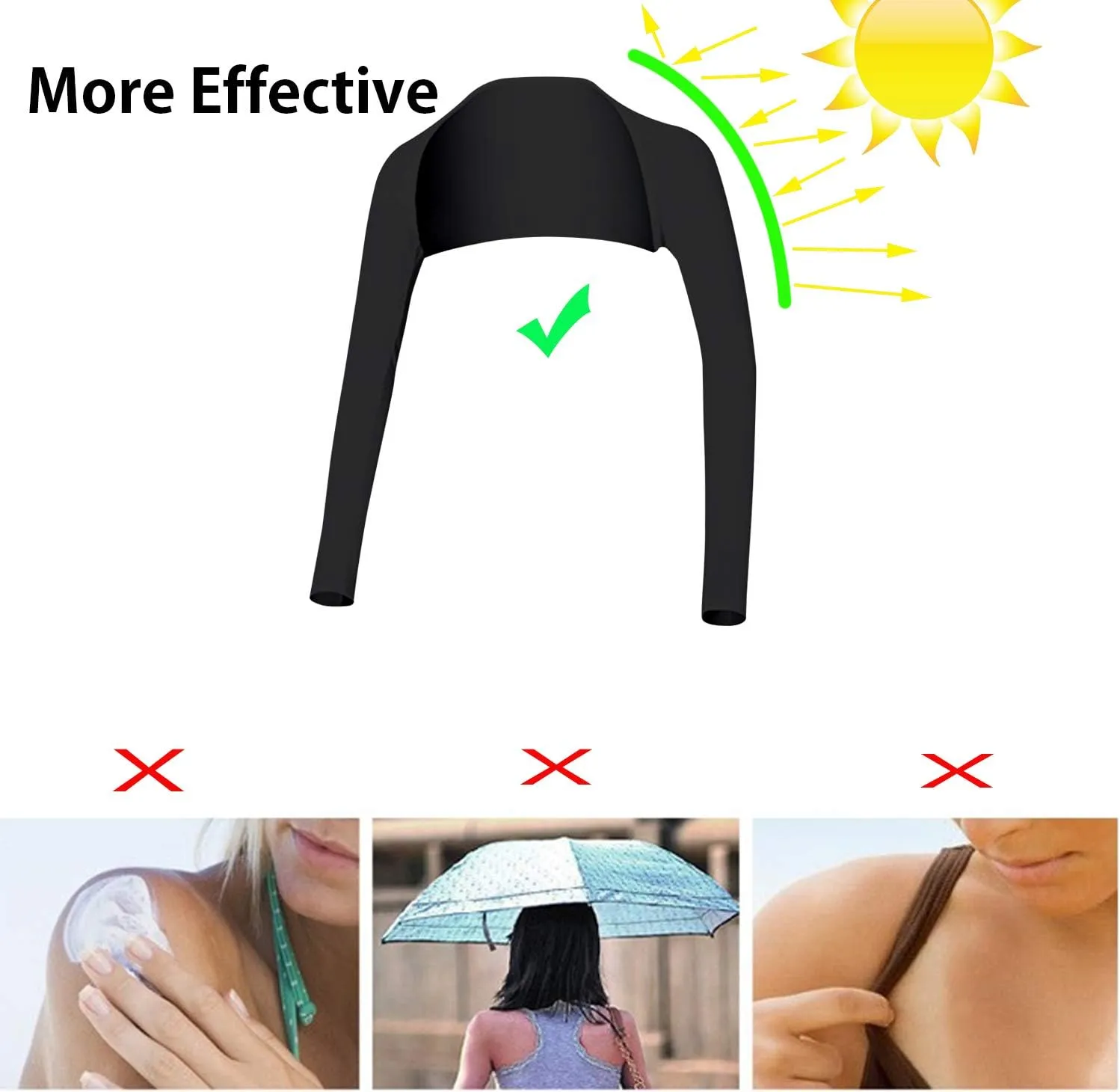 Advanced Cooling Shawl Arm Sleeve Sun Protection Comfortable & Breathable for Women Men