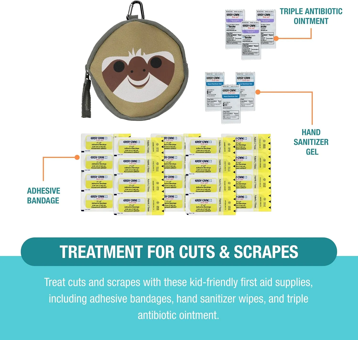 Adventure Medical Kits Backyard Adventure Sloth - (Pack of 3)