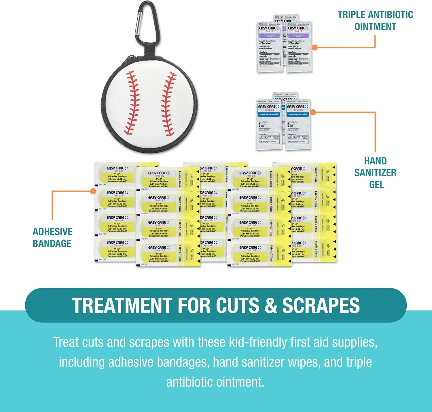 Adventure Medical Kits Sports Kit Baseball - 3 Pack