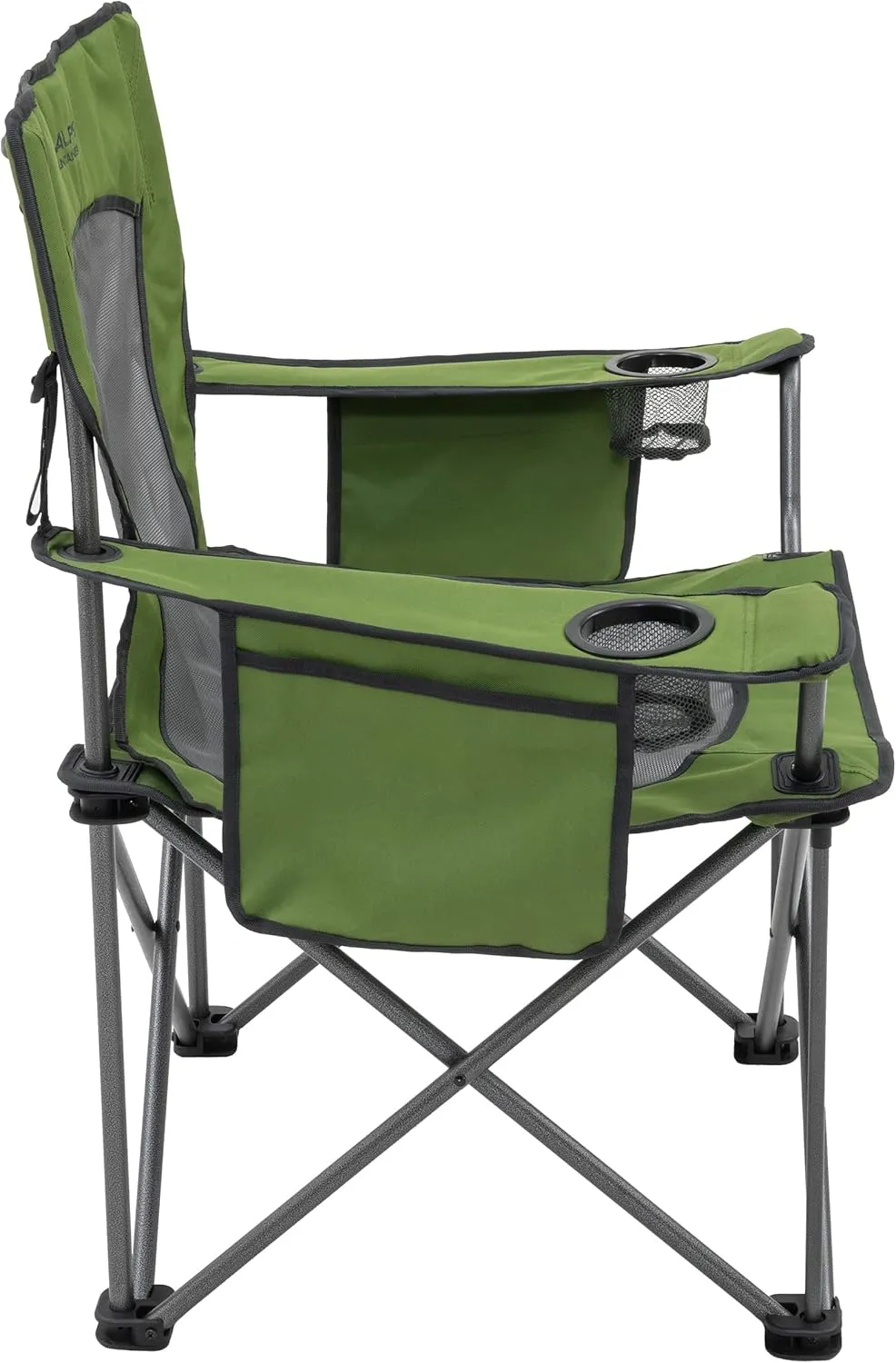 ALPS Mountaineering King Kong Camping Chairs for Adults with Mesh Cup Holders and Pockets, Built Durable and Reliable with Compact Foldable Steel Frame