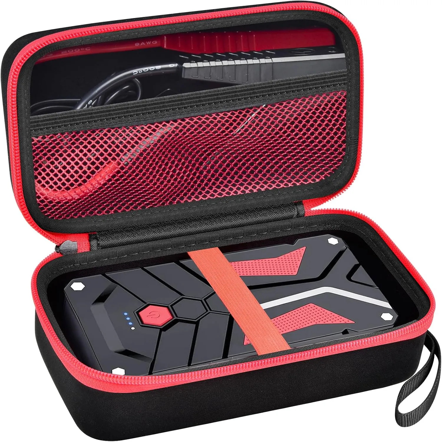 ANKHOH Case Compatible with BIUBLE/for BUTURE/for Povasee/for DBPOWER Car Battery Starter, Car Auto Jump Starters Power Pack Carrying Box, Portable Batteries Jumper Powers Bank Storage (Bag Only)