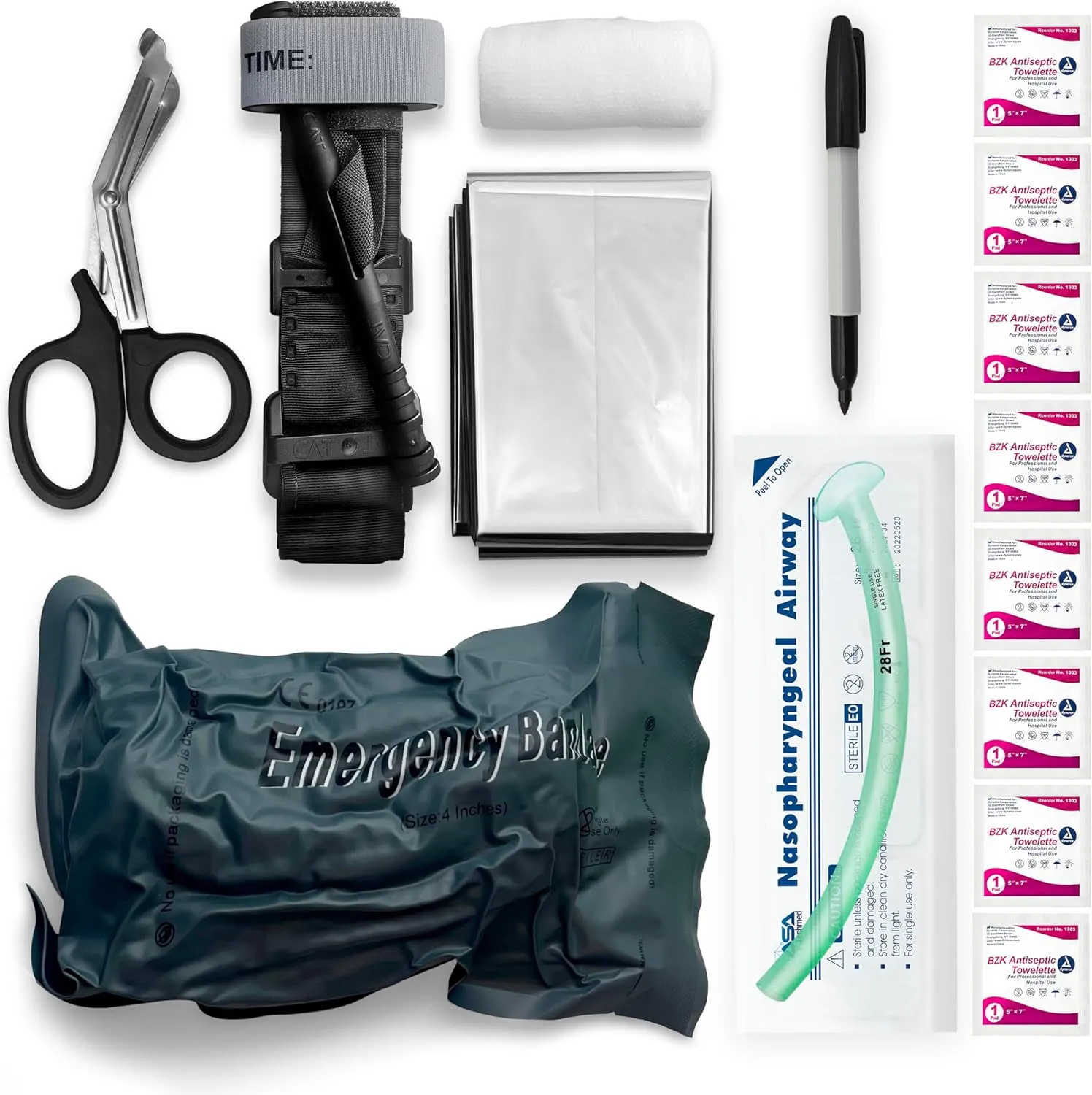 ASA Techmed Trauma Kit - Comprehensive Medical Trauma Kit & Military IFAK Medical Kit for Preppers, Military Personnel, Hikers, Campers, First Responders, Outdoor Adventures, Climbers, Hunters