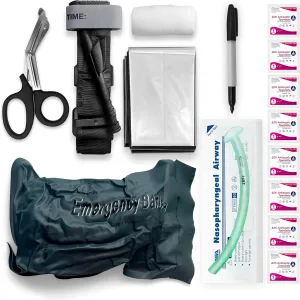 ASA Techmed Trauma Kit - Comprehensive Medical Trauma Kit & Military IFAK Medical Kit for Preppers, Military Personnel, Hikers, Campers, First Responders, Outdoor Adventures, Climbers, Hunters