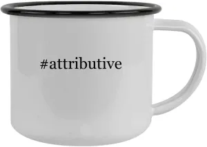 #attributive - 12oz Hashtag Camping Mug Stainless Steel, Black