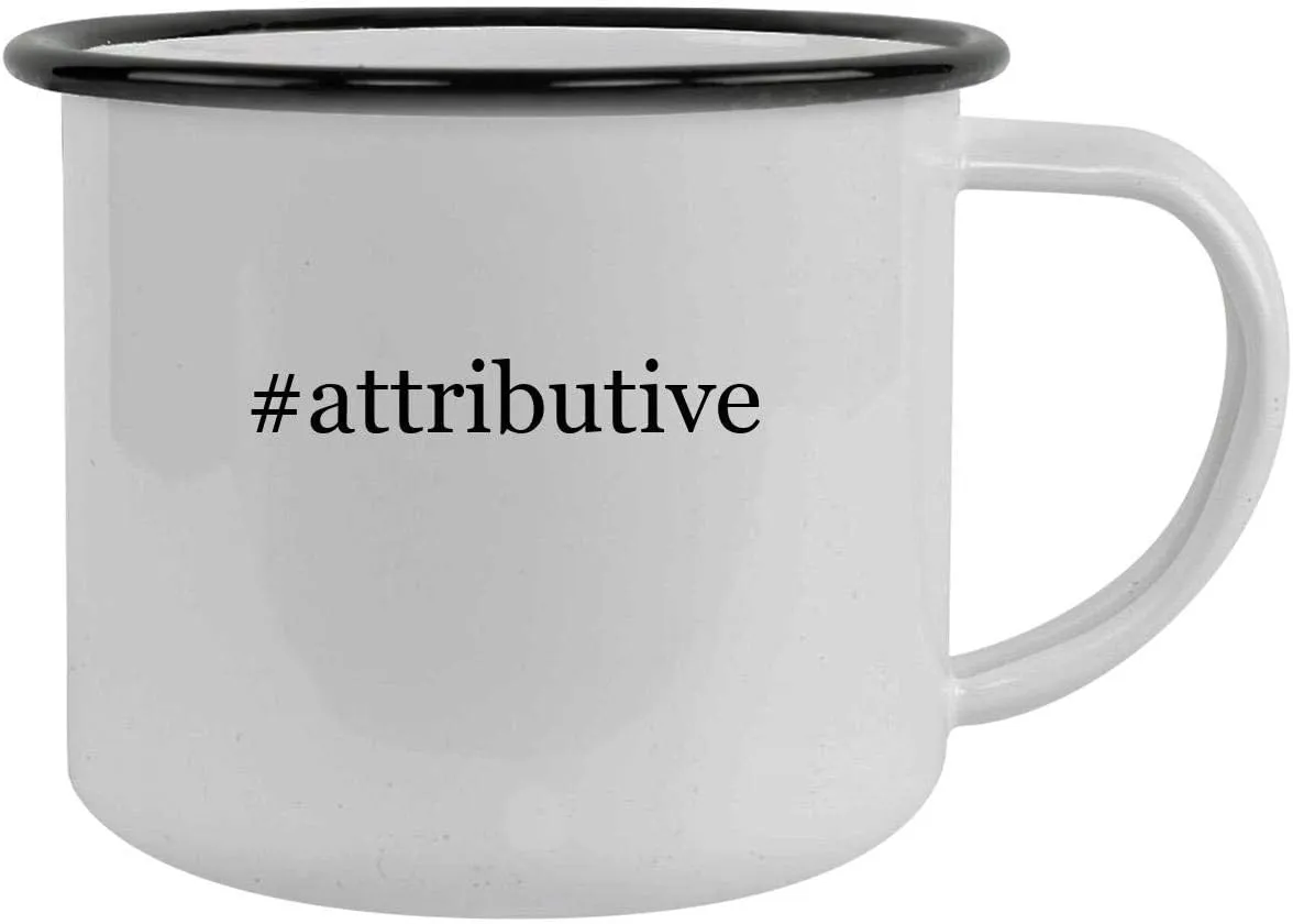 #attributive - 12oz Hashtag Camping Mug Stainless Steel, Black