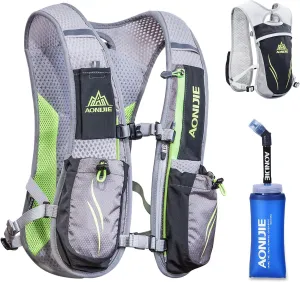Azarxis Running Water Bottles Flask BPA Free Leakproof Hydration Vest Packs Waist Belt Replacement for Triathlon Marathon Hiking Cycling Climbing Jogging Runner