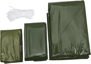 balacoo Emergency Tent Set Travel Tent Outdoor Sleeping Emergency Sleeping Sack Safe Emergency Shelter Padded Tents Pe Tear-Resistant Material Insulation First Aid Blanket, 240X150CM, Green