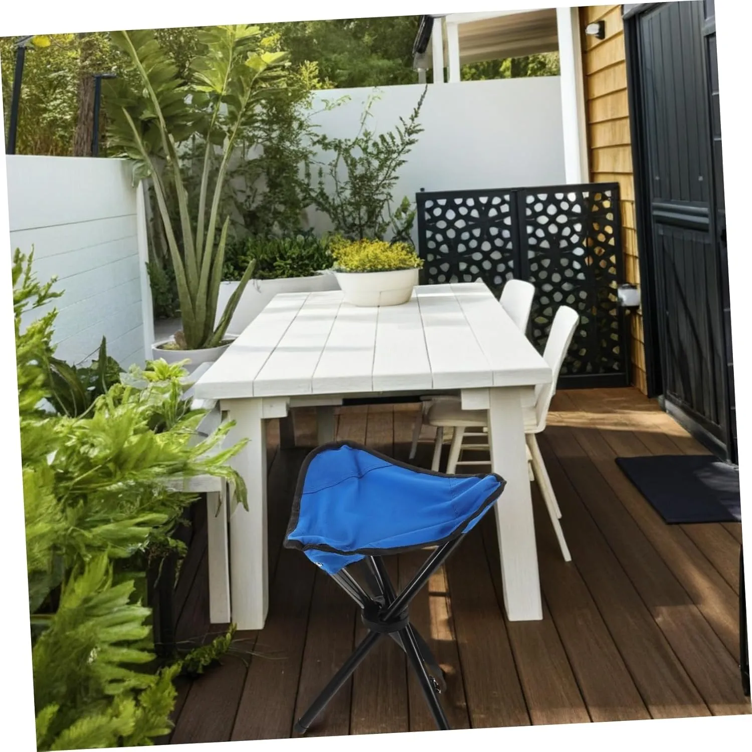 balacoo Outdoor Folding Fishing Stool Lightweight Portable Chair for Camping Hiking Gardening and Beach Weatherproof Compact and Durable Collapsible Seat for Picnics and Outdoor Activities