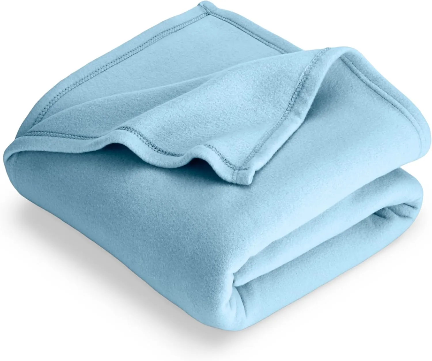 Bare Home Lightweight Polar Fleece Blanket Light Blue Twin/Twin XL