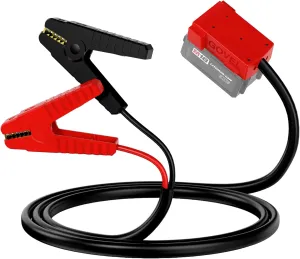 Battery Jump Starter Jumper Cable Clamps for Milwaukee M18 18V, 8AWG 6.5FT Auto Booster Cable for Jump Starting Car Cable Power Tool Line(Battery not Included)