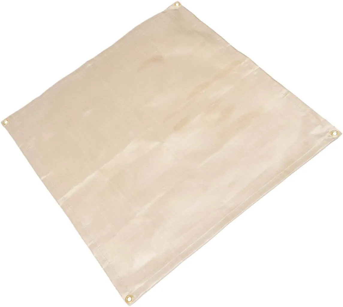 BBQ Protective Blanket Fire Retardant Fabric Camping Fireproof Cloth Heat Insulated Cover for Outdoor Cooking Flame Resistant Mat