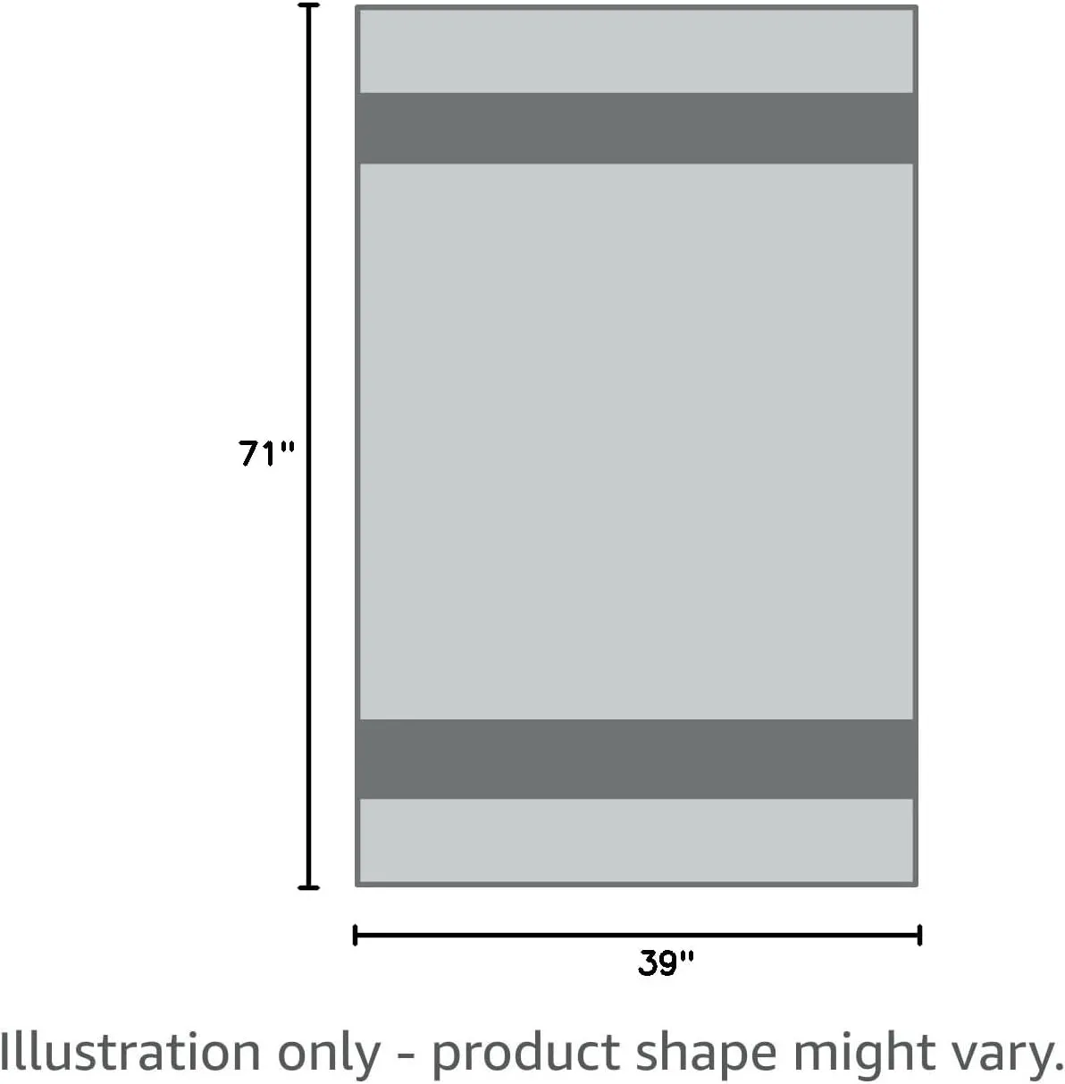 Bersuse 100% Cotton Cozumel Turkish Towel Beach Towel Bath Towel Dual Layer Peshtemal Beach Blanket Beach Essentials - 39x71 Inches, Silver Grey