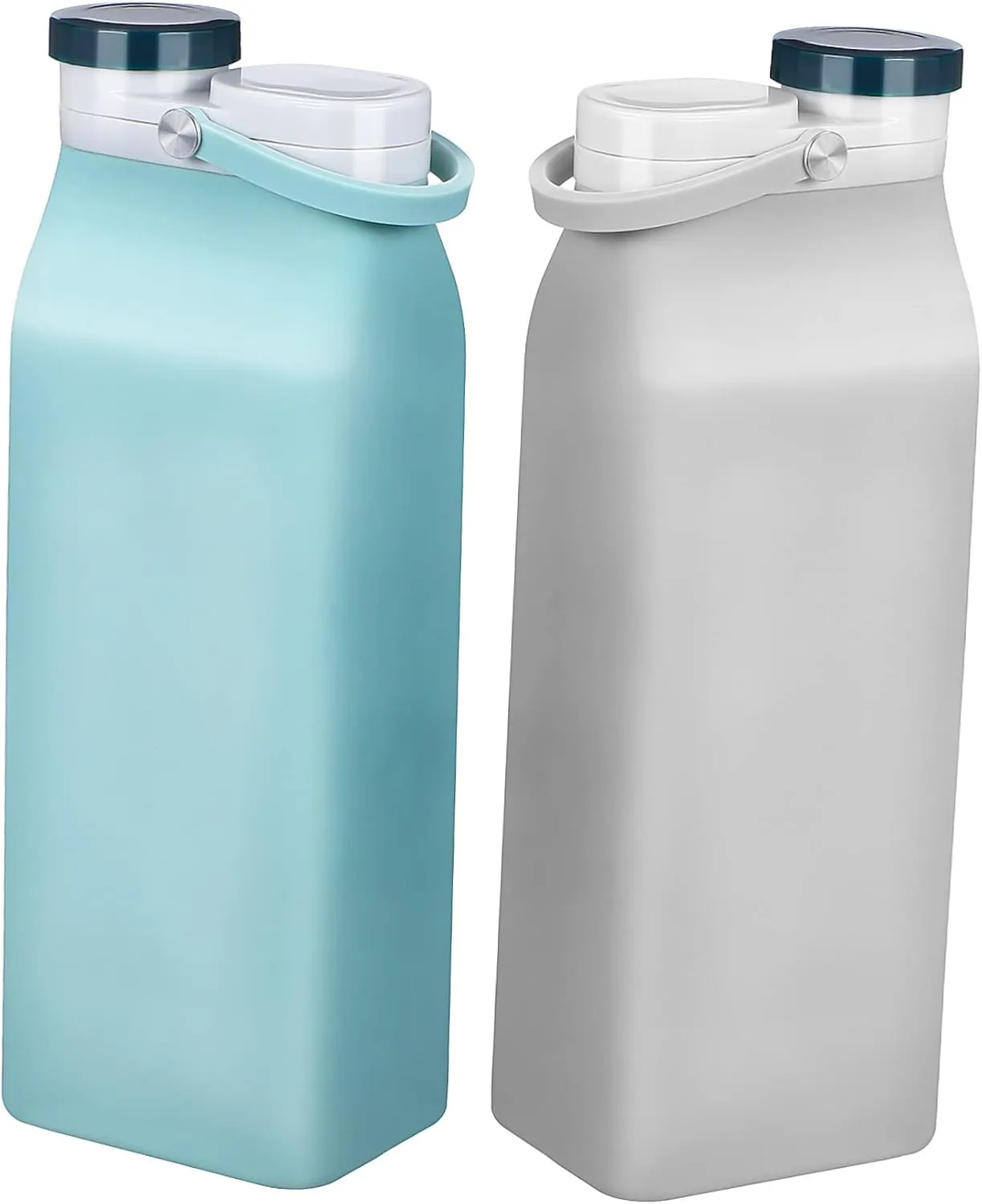 BESPORTBLE 2pcs Water Bottle Foldable Leakproof Kettle Lightweight and Stylish for and Daily Activities