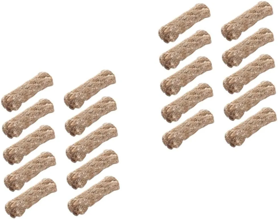BESPORTBLE 2sets Camping Fire Starter Rope Survival Wick Lighter for Hiking Portable Wick Rapid Cooling Design 10pcs*2