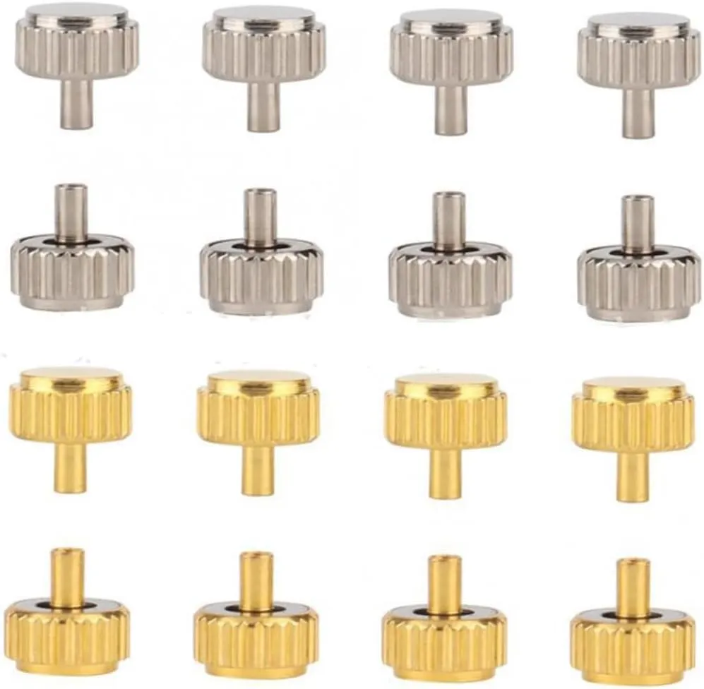 BESPORTBLE 300pcs Assorted Watch Crown Parts Repair Kit with Storage Box Includes for Watchmakers Collectors Durable Easy to Use