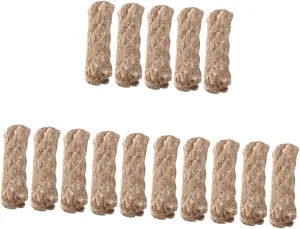 BESPORTBLE 3sets Rope for Camping Jute Wick Fire Starter Practical BBQ Tool 5pcs*3