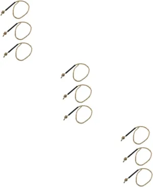 BESPORTBLE 3sets Waxed Fire Rope Kit Survival Fire Starter with Pull String for Outdoor 3pcs*3